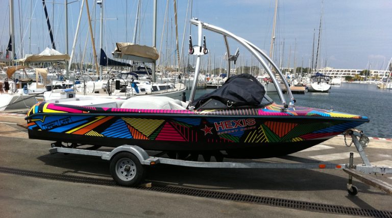 Personnalisation d'un Weak Board by Yacht Wrapping